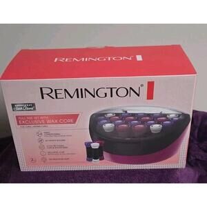 REMINGTON Full Size Set 20 Rollers Ionic Curling Hair Style Hot Curlers Wax Core